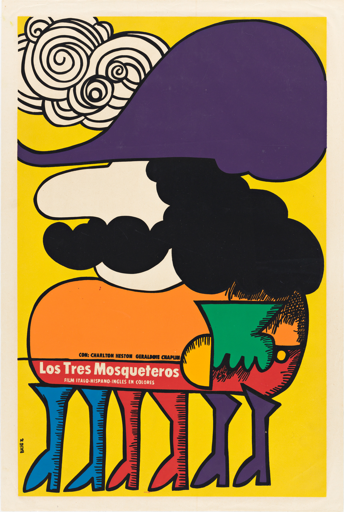 VARIOUS ARTISTS.  [CUBAN FILM & POLITICS.] Group of 10 posters. 1970s-80s. Each 30x20 inches, 76¼x50¾ cm.